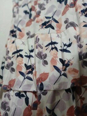 Cato Floral Ruffle Skirt